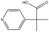 2-METHYL-2-PYRIDIN-4-YLPROPANOIC ACID Struktur