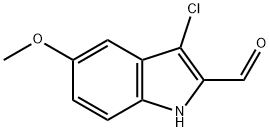 3-chloro-5-methoxy-1H-indole-2-carbaldehyde Struktur