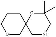 2,2-dimethyl-1,8-dioxa-4-azaspiro[5.5]undecane Struktur