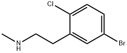 [2-(5-bromo-2-chlorophenyl)ethyl](methyl)amine Struktur