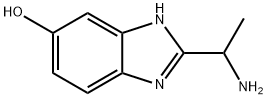 2-(1-aminoethyl)-1H-1,3-benzodiazol-6-ol Struktur