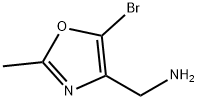 (5-bromo-2-methyloxazol-4-yl)methanamine Struktur