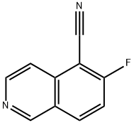 6-fluoroisoquinoline-5-carbonitrile Struktur