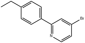 4-Bromo-2-(4-ethylphenyl)pyridine Struktur