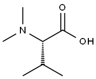 2-(dimethylamino)-3-methylbutanoic acid Struktur