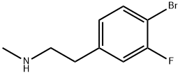 [2-(4-bromo-3-fluorophenyl)ethyl](methyl)amine Struktur