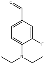 4-(diethylamino)-3-fluorobenzaldehyde Struktur