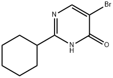 5-Bromo-4-hydroxy-2-(cyclohexyl)pyrimidine Struktur