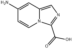 7-aminoimidazo[1,5-a]pyridine-3-carboxylic acid Struktur