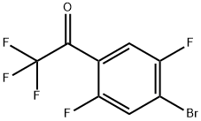 4'-Bromo-2,2,2,2',5'-pentafluoroacetophenone Struktur