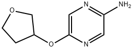 5-(OXOLAN-3-YLOXY)PYRAZIN-2-AMINE Struktur