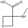 3-(methylamino)oxetane-3-carboxylic acid Struktur