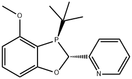 2-((2R,3R)-3-(tert-butyl)-4-methoxy-2,3-dihydrobenzo[d][1,3]oxaphosphol-2-yl)pyridine Struktur