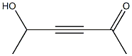 5-hydroxyhex-3-yn-2-one Struktur