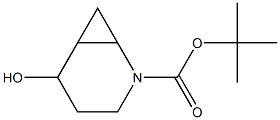 tert-butyl 5-hydroxy-2-azabicyclo[4.1.0]heptane-2-carboxylate Struktur