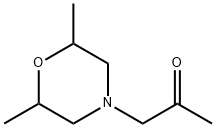 2-Propanone, 1-(2,6-dimethyl-4-morpholinyl)- Struktur