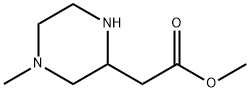 methyl 2-(4-methylpiperazin-2-yl)acetate Struktur