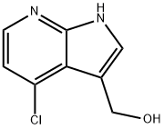 1H-Pyrrolo[2,3-b]pyridine-3-methanol, 4-chloro- Struktur