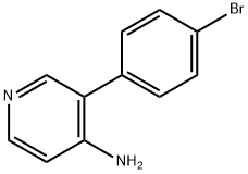 3-(4-BROMOPHENYL)PYRIDIN-4-AMINE Struktur