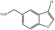 (3-chloro-1-benzofuran-5-yl)methanamine Struktur