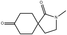 2-methyl-2-azaspiro[4.5]decane-1,8-dione Struktur