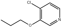 4-Chloro-3-(n-propoxy)pyridine Struktur