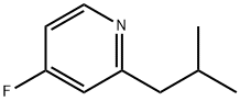 4-Fluoro-2-(iso-butyl)pyridine Struktur