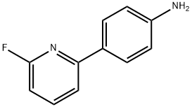 2-Fluoro-6-(4-aminophenyl)pyridine Struktur