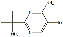 4-Amino-5-bromo-2-(2-aminopropan-2-yl)pyrimidine Struktur