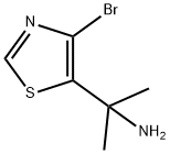 4-Bromo-5-(2-aminopropan-2-yl)thiazole Struktur