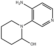 1-(4-AMINOPYRIDIN-3-YL)PIPERIDIN-2-OL Struktur