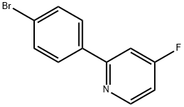 4-Fluoro-2-(4-bromophenyl)pyridine Struktur