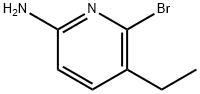 2-Amino-5-ethyl-6-bromopyridine Struktur