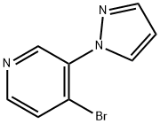 4-BROMO-3-(1H-PYRAZOL-1-YL)PYRIDINE Struktur