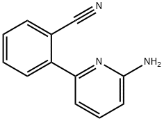 2-(6-AMINOPYRIDIN-2-YL)BENZONITRILE Struktur