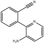 2-(3-AMINOPYRIDIN-2-YL)BENZONITRILE Struktur