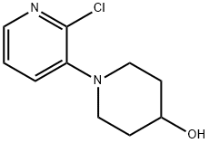 1-(2-CHLOROPYRIDIN-3-YL)PIPERIDIN-4-OL Struktur