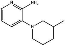 2-AMINO-3-(3-METHYLPIPERIDIN-1-YL)PYRIDINE Struktur