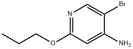 4-Amino-3-bromo-6-(n-propoxy)pyridine Struktur