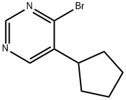 4-Bromo-5-(cyclopentyl)pyrimidine|