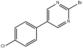 2-Bromo-5-(4-chlorophenyl)pyrimidine Struktur