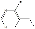 4-Bromo-5-ethylpyrimidine Struktur