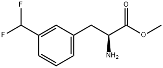 METHYL 2-AMINO-3-[3-(DIFLUOROMETHYL)PHENYL]PROPANOATE Struktur