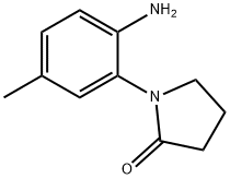 1-(2-amino-5-methylphenyl)pyrrolidin-2-one Struktur