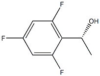 (1R)-1-(2,4,6-trifluorophenyl)ethan-1-ol Struktur