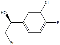 (S)-2-bromo-1-(3-chloro-4-fluorophenyl)ethanol, 1568253-17-7, 結(jié)構(gòu)式