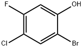 2-Bromo-4-chloro-5-fluoro-phenol Struktur