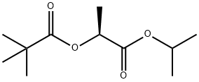 (2S)-1-isopropoxy-1-oxopropan-2-yl pivalate Struktur