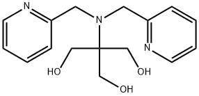 2-(bis(pyridin-2-ylmethyl)amino)-2-(hydroxymethyl)propane-1,3-diol Struktur