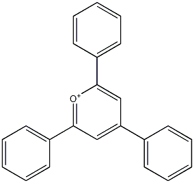 2,4,6-Triphenylpyrylium Struktur